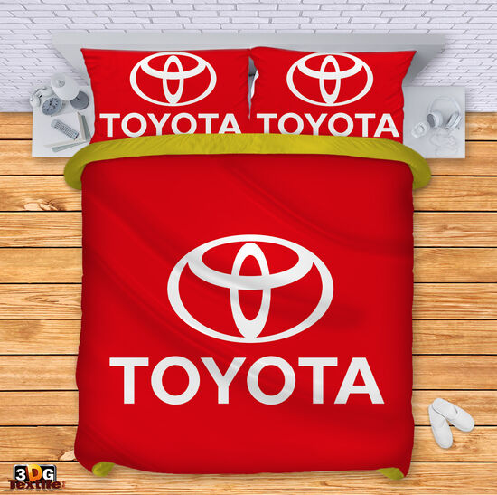Bed Linen Toyota red