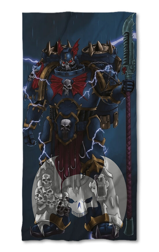 Beach Towel Warhammer 40k Night lords space marine