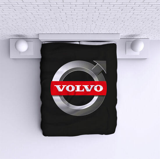 Bed Cover Vovlo red logo