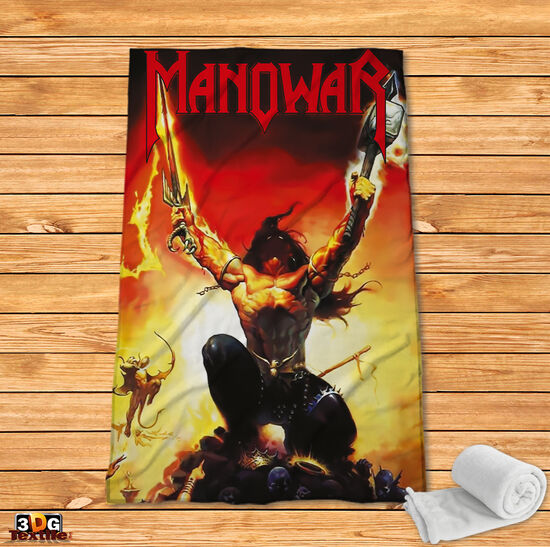 Fleece Blanket Manowar 2