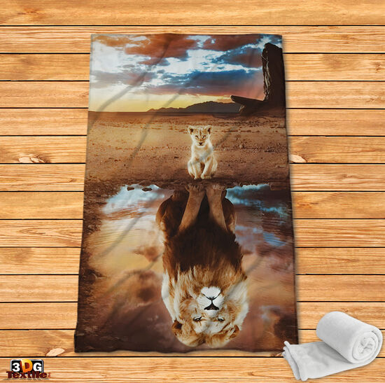 Fleece Blanket Lions