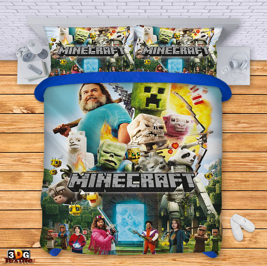 Bed Linen Minecraft the movie