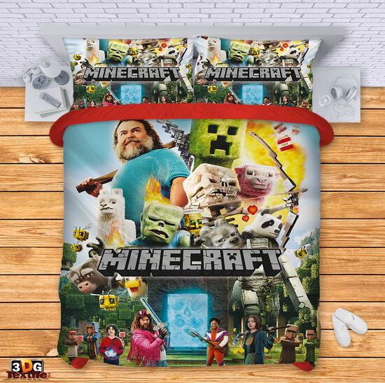 Bed Linen Minecraft the movie