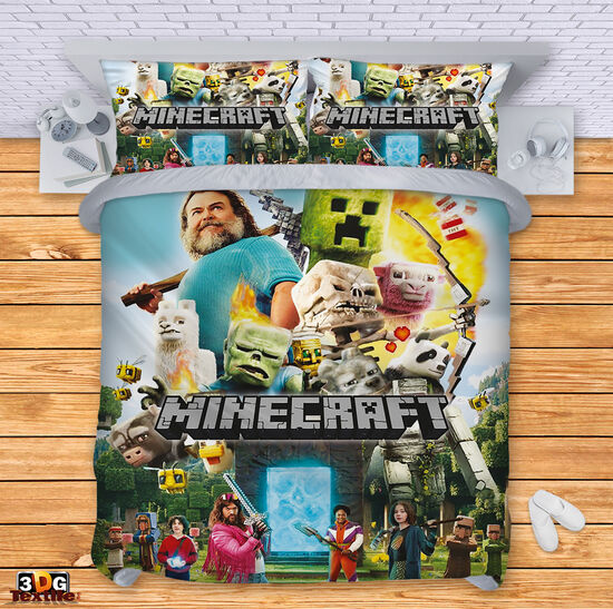 Bed Linen Minecraft the movie