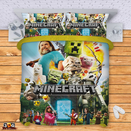 Bed Linen Minecraft the movie