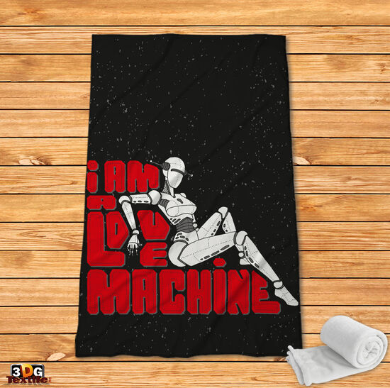 Fleece Blanket Love machine