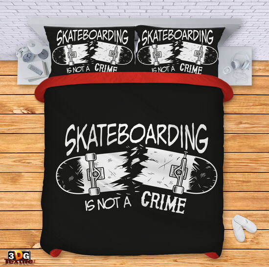 Bed Linen Skateboarding is not a crime