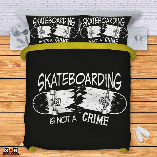 Bed Linen Skateboarding is not a crime