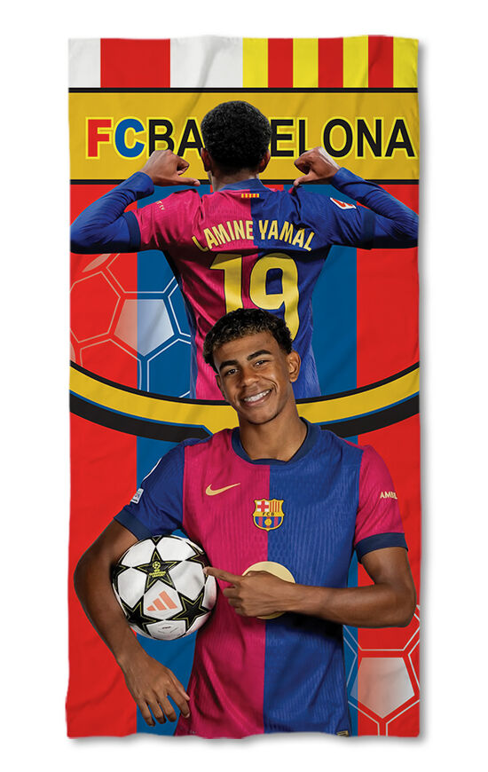 Beach Towel Lamine Yamal Barcelona