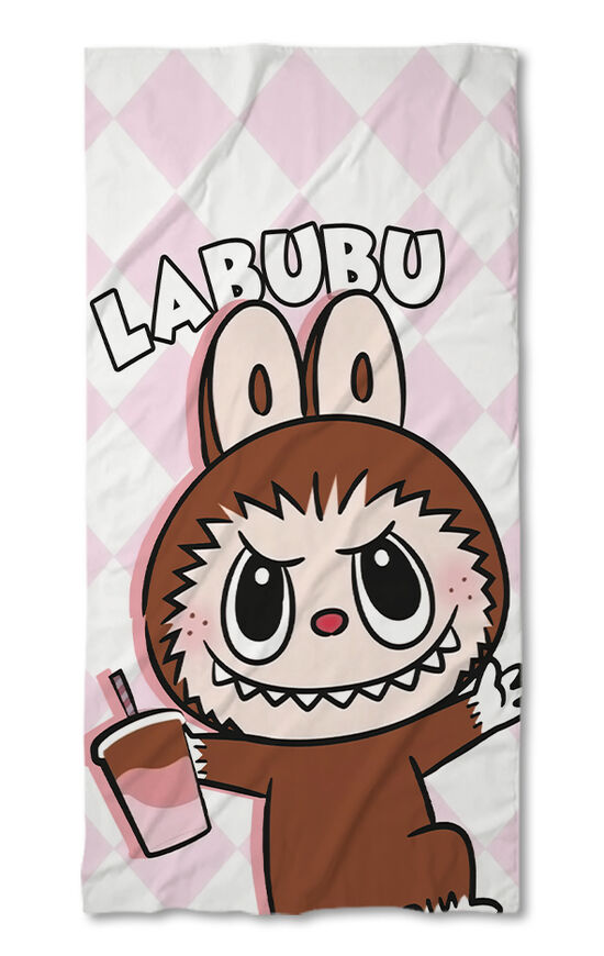 Beach Towel Labubu 2