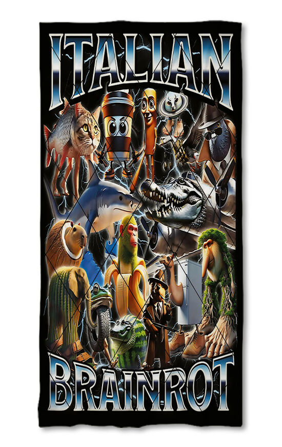 Beach Towel Italian Brainrot 3