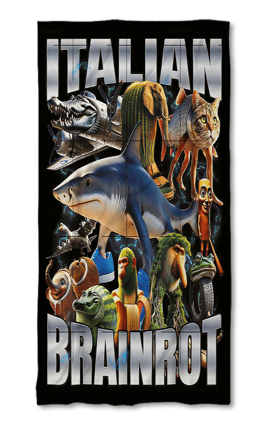 Beach Towel Italian Brainrot 4