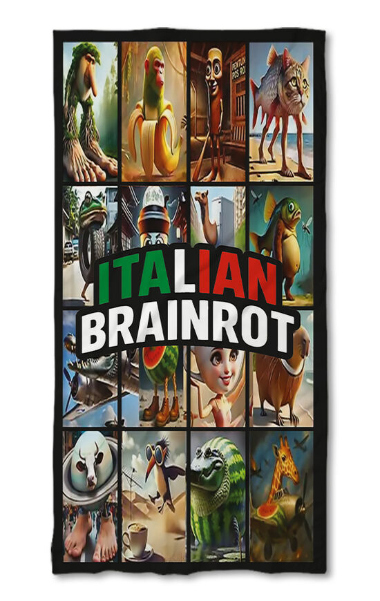 Beach Towel Italian Brainrot 5