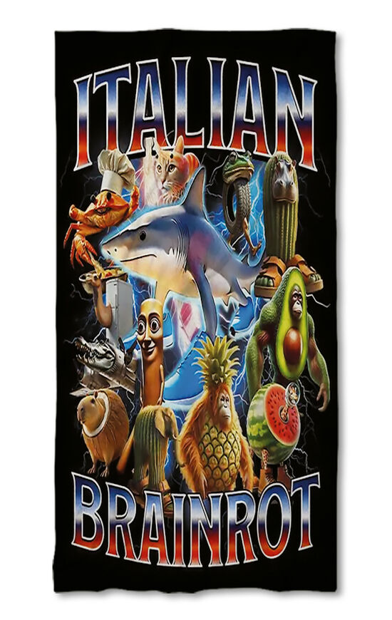 Beach Towel Italian Brainrot 6