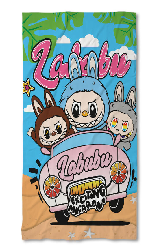 Beach Towel Labubu 3