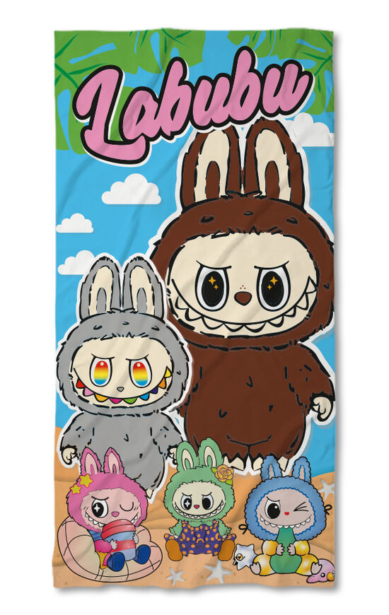 Beach Towel Labubu 4