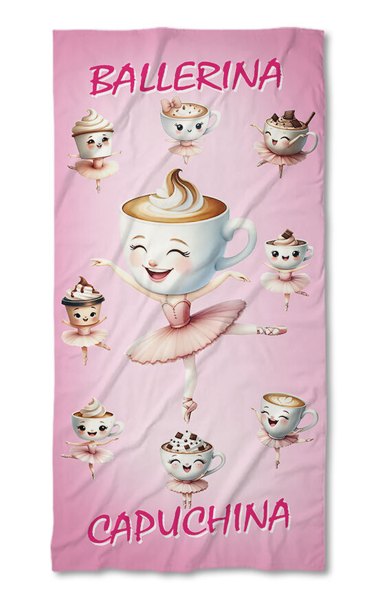Beach Towel Ballerina Cappuccina