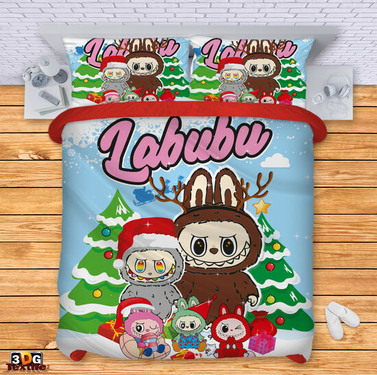 Bed Linen Labubu Christmas