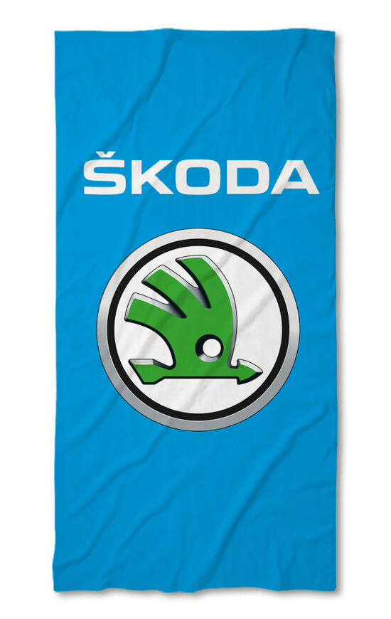 Beach Towel Skoda Blue