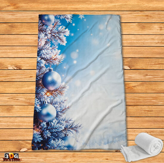Fleece Blanket Christmas decoration