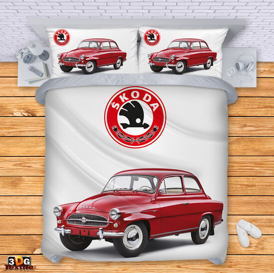 Bed Linen Skoda Red