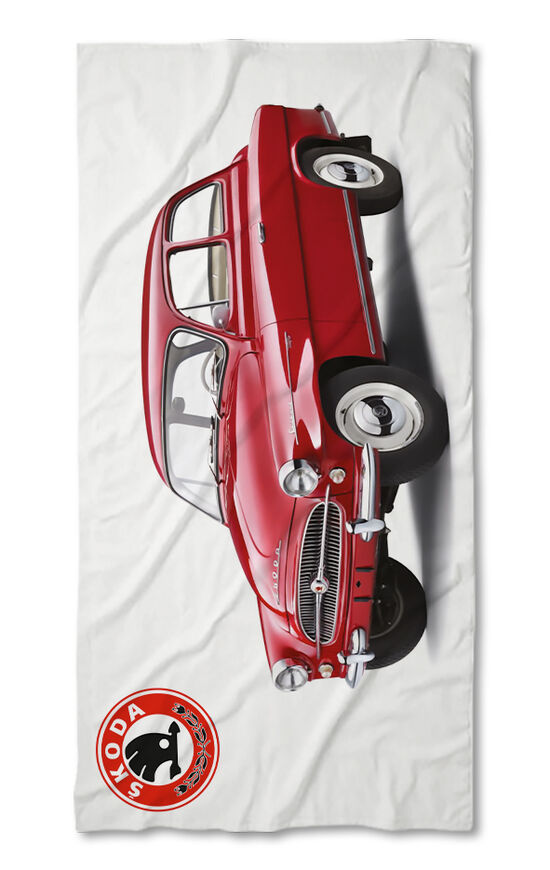 Beach Towel Skoda Red