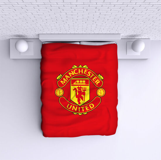 Bed Cover Manchester United Red