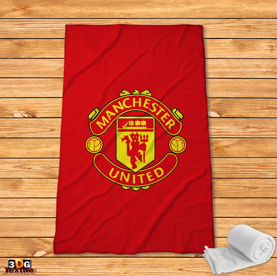 Fleece Blanket Manchester United Red