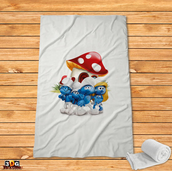 Fleece Blanket The Smurfs