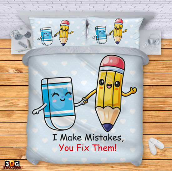 Bed Linen Pensil and eraser