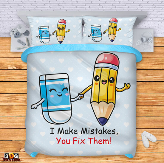 Bed Linen Pensil and eraser