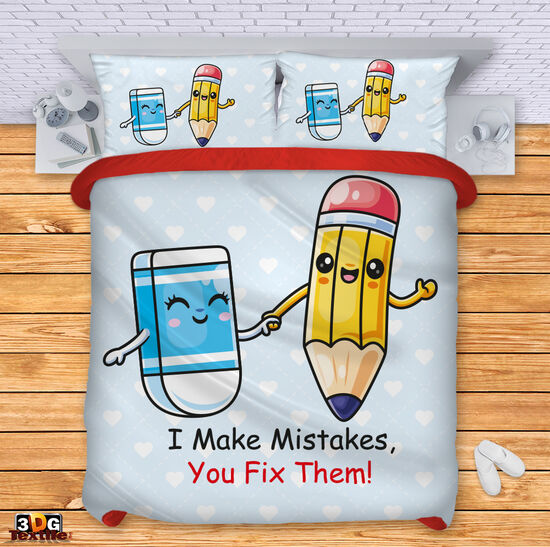 Bed Linen Pensil and eraser
