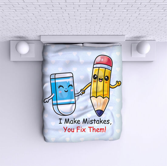 Bed Cover Pencil and rubber
