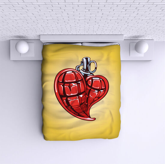 Bed Cover Heart