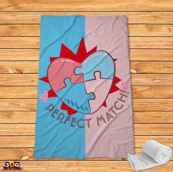 Fleece Blanket Heart - Puzzle