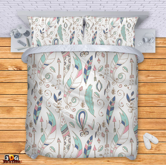 Bed Linen Boho Feathers