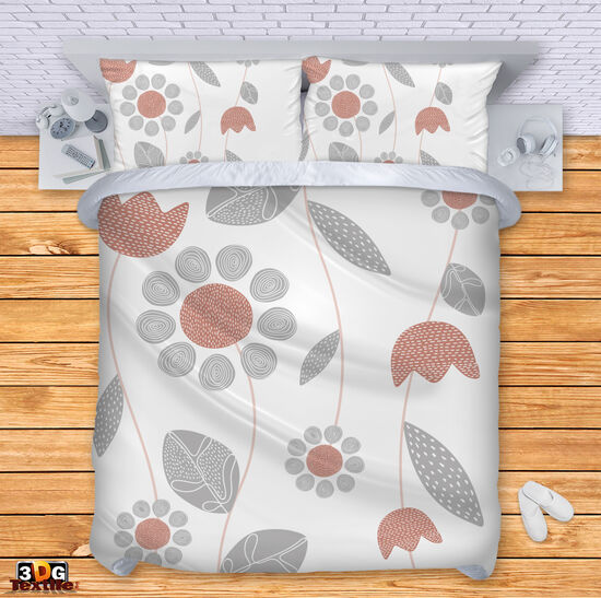 Bed Linen Floral Design