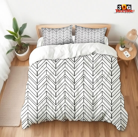 Bed Linen Geometric Design