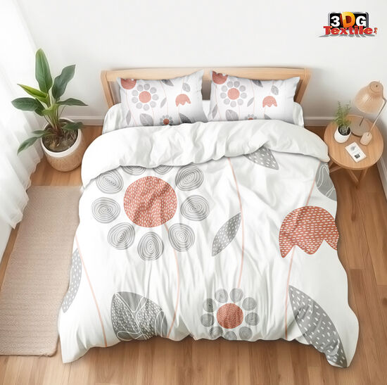 Bed Linen Floral Design