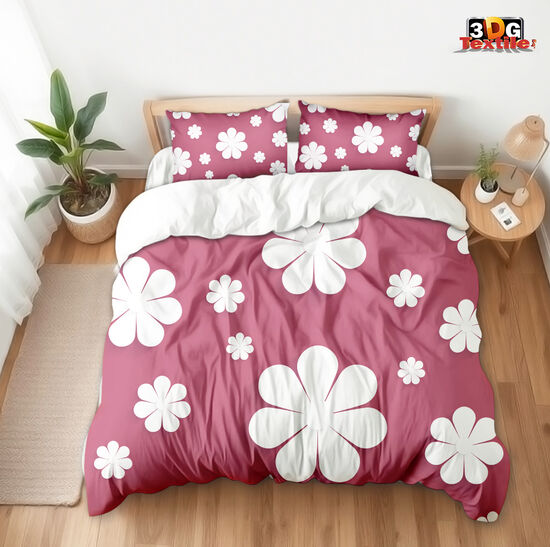 Bed Linen White Flower