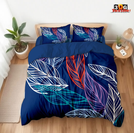 Bed Linen Abstract Leaves
