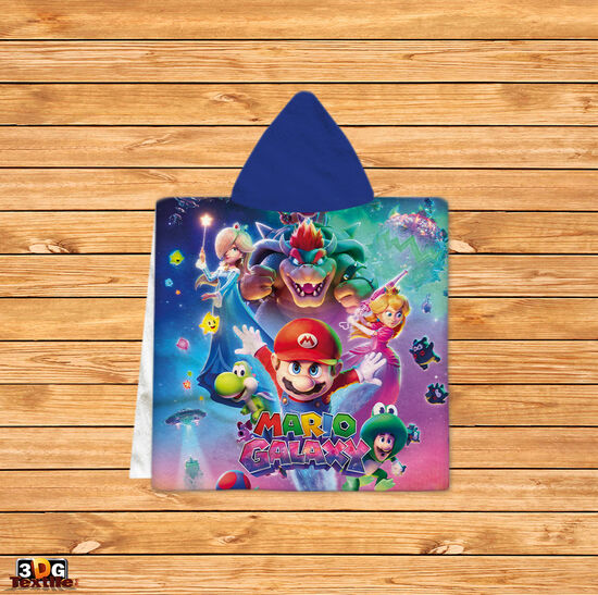 Kids Poncho Towel Super Mario