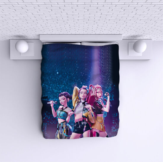 Bed Cover Huntrix K Pop 3