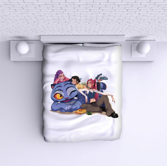 Bed Cover Huntrix K Pop 5