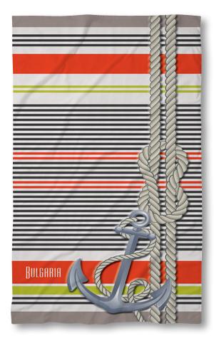 Beach Towel Bulgarian Stripes 2
