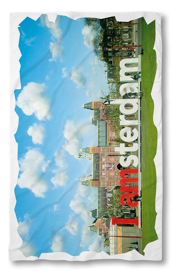 Beach Towel I love Amsterdam