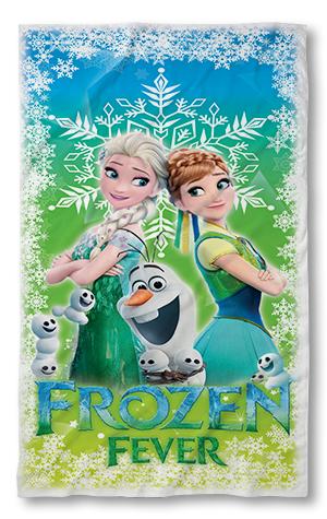 Beach Towel Frozen Fever pink