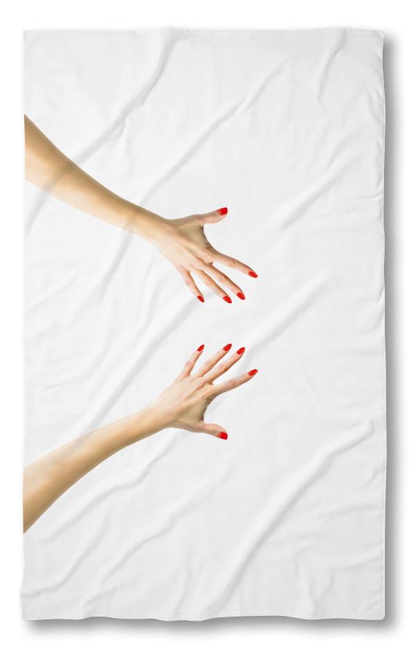 Beach Towel With hands
