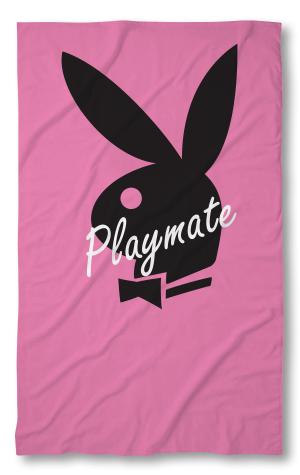 Beach Towel Playboy pink