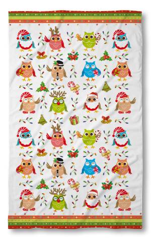 Beach Towel Owls